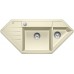 BLANCO Lexa 9 E Infino drez, s excentrom Silgranit, jazmín 524995