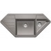 BLANCO Lexa 9 E Infino drez, bez excentru Silgranit, aluminium 525002