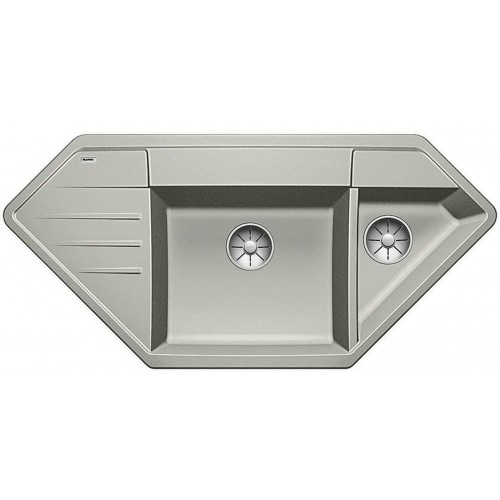 BLANCO Lexa 9 E Infino drez, bez excentru SILGRANIT, perlovo sivá 525003 BLANCO Lexa 9 E Infino drez, bez excentru SILGRANIT, perlovo sivá 525003