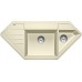 BLANCO Lexa 9 E Infino drez, bez excentru Silgranit, jazmín 525005