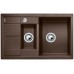BLANCO Metra 6 S compact drez s excentrom, vrátane sifónu, káva 515044