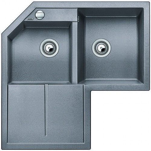 BLANCO Metra 9 E drez Silgranit hliníková metalíza 515557 BLANCO Metra 9 E drez Silgranit hliníková metalíza 515557