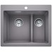BLANCO Pleon 6 Split Silgranit bez excentru, aluminium 521691