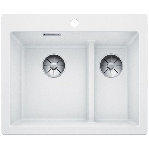BLANCO Pleon 6 Split Silgranit bez excentru, biela 521693