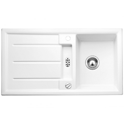 BLANCO Prion 5 S drez keramický s excentrom, žiarivo biela 514810