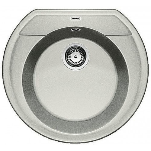 BLANCO RONDOVAL 45 SILGRANIT perlovo sivá s excentrom 520603