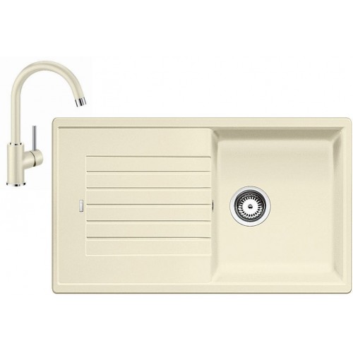 Blanco Set drez ZIA 5 S drez SILGRANIT jazmín + batérie Mida jazmín Blanco Set drez ZIA 5 S drez SILGRANIT jazmín + batérie Mida jazmín
