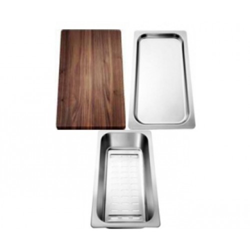 BLANCO set Stature s drevenou doskou 221554 