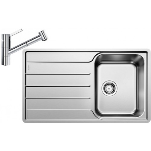 BLANCO set LEMIS XL 6 S-IF nerez kartáčovaný 1000 x 500 mm + TIVO-S batéria chróm BLANCO set LEMIS XL 6 S-IF nerez kartáčovaný 1000 x 500 mm + TIVO-S batéria chróm