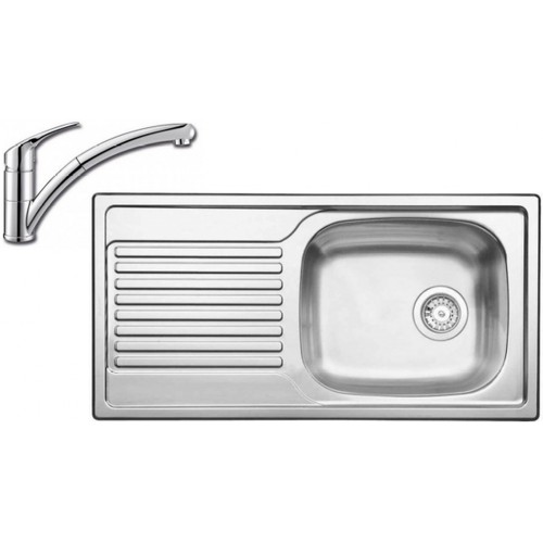 BLANCO set MAGNAT prírodný nerez 860 x 435 mm + BRAVON-S batéria chróm BLANCO set MAGNAT prírodný nerez 860 x 435 mm + BRAVON-S batéria chróm