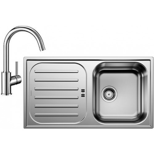 BLANCO set FLEX Pre 45 S nerez prírodný lesk 860 x 480 mm + MIDA batéria chróm BLANCO set FLEX Pre 45 S nerez prírodný lesk 860 x 480 mm + MIDA batéria chróm