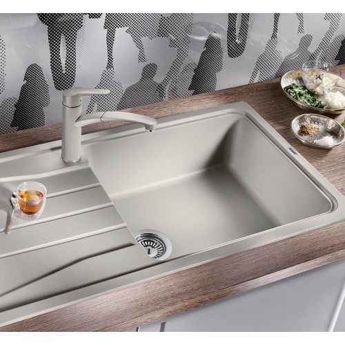 BLANCO SONA XL 6S drez SILGRANIT aluminium, obojstranné prevedenie 519691