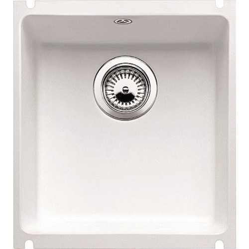 BLANCO Subline 375 - U drez keramický s tiahlom , vrátane sifónu , krištáľovo biely 516042