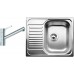 BLANCO set TIPO 45 S Mini nerez profilovaný 605 x 500 mm + TIVO batéria chróm