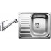 BLANCO set TIPO 45 S Mini nerez profilovaný 605 x 500 mm + Daras-S batéria chróm