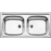 BLANCO Top EZ 8 x 4 drez nerezový, vrátane sifónu, prírodný nerez 500372