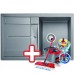 BLANCO Metra 45 S drez Silgranit hliníková metalíza 513186 + ZADARMO VILEDA MOP Easy wring