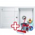 BLANCO Metra 45 S drez Silgranit biela 513187 + ZADARMO VILEDA MOP Easy wring