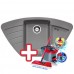 BLANCO Zia 9 E drez, hliníková metalíza 514757 + ZADARMO VILEDA MOP Easy wr