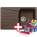 BLANCO Nova 45 S drez vrátane sifónu, káva 515015 + ZADARMO VILEDA MOP Easy wring
