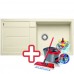 BLANCO Metra XL 6 S drez vrátane sifónu, jasmín 515137 + ZADARMO VILEDA MOP Easy wring