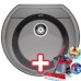 BLANCO RONDOVAL drez Silgranit, hliníková metalíza 515670 + ZADARMO VILEDA MOP Easy wring