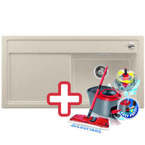 BLANCO ZENAR XL 6 S Silgranit drez  piesok, vanička vpravo 516021+ ZADARMO VILEDA MOP Easy