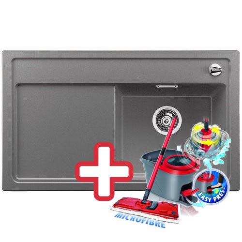 BLANCO Zenar 45 S drez Silgranit antracit, pravý 516670+ ZADARMO VILEDA MOP Easy wring