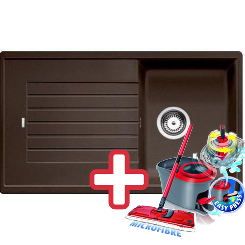 BLANCO Zia 45 SL drez Silgranit káva 516745 + ZADARMO VILEDA MOP Easy wring