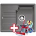BLANCO Zia 40 S Silgranit drez hliníková metalíza 516919 + ZADARMO VILEDA MOP Easy wring