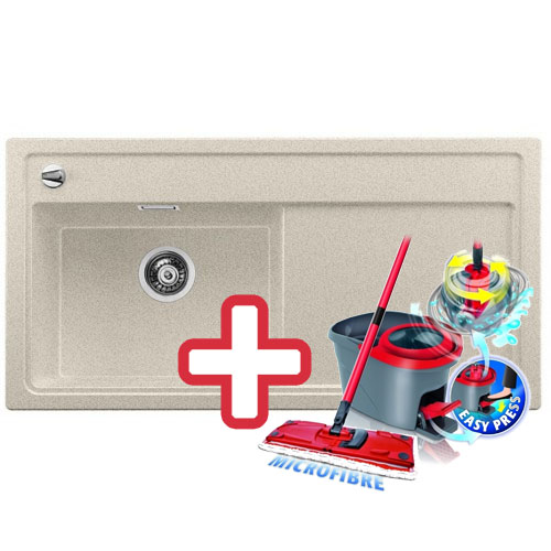 BLANCO Zenar XL 6 S Silgranit drez , piesok, vanička vľavo, 516956+ ZADARMO VILEDA MOP 