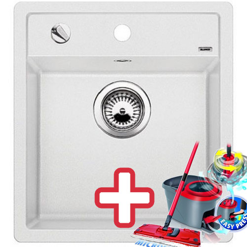 BLANCO DALAGO 45 Silgranit drez biela, 517160 + ZADARMO VILEDA MOP Easy wring