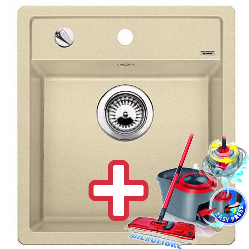 BLANCO DALAGO 45 drez Silgranit béžová šampáň, 517162 + ZADARMO VILEDA MOP Easy wring