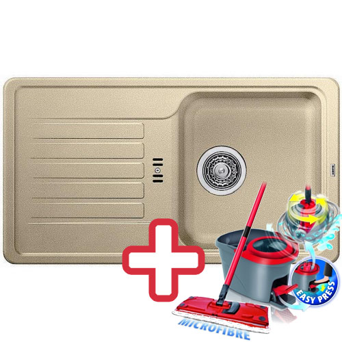 BLANCO FAVOS mini drez Silgranit šampaň 518185 + ZADARMO VILEDA MOP Easy wring