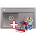 BLANCO Zenar 45 S drez Silgranit hliníková metalíza, ľavý 518469+ ZADARMO VILEDA MOP Easy