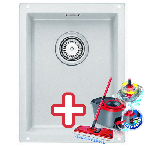 BLANCO Subline 320 - U drez Silgranit biela 513401 + ZADARMO VILEDA MOP Easy wring BLANCO Subline 320 - U drez Silgranit biela 513401 + ZADARMO VILEDA MOP Easy wring
