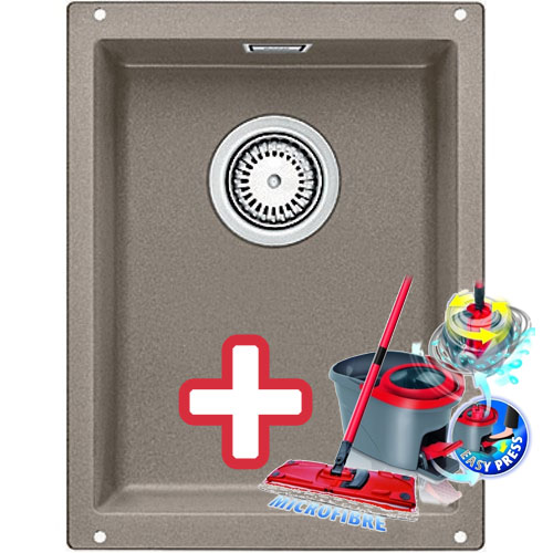 BLANCO Subline 320 - U drez Silgranit tartufo 517427 + ZADARMO VILEDA MOP Easy wring BLANCO Subline 320 - U drez Silgranit tartufo 517427 + ZADARMO VILEDA MOP Easy wring