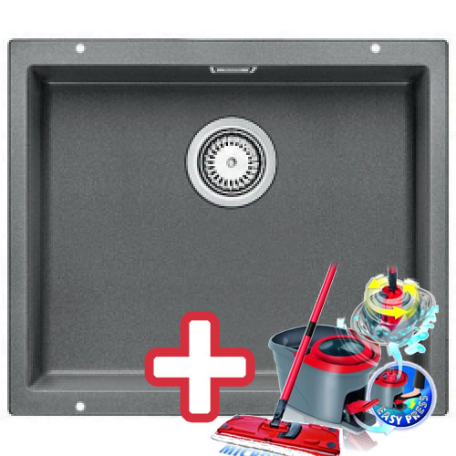 BLANCO Subline 500 - U drez Silgranit hliníková metalíza 518565 + ZADARMO VILEDA MOP Easy BLANCO Subline 500 - U drez Silgranit hliníková metalíza 518565 + ZADARMO VILEDA MOP Easy