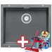BLANCO Subline 500 - U drez Silgranit hliníková metalíza 518565 + ZADARMO VILEDA MOP Easy