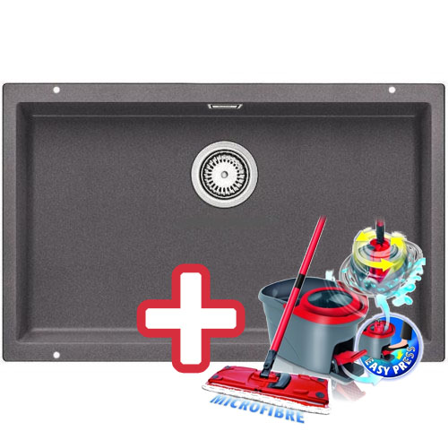 BLANCO Subline 700 - U drez Silgranit sivá skala 518969+ ZADARMO VILEDA MOP Easy wring