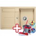 BLANCO Metra 45 S Compact drez Silgranit šampaň 519567 + ZADARMO VILEDA MOP Easy wring