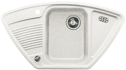 BLANCO Viva 9 E drez Silgranit biela 510249