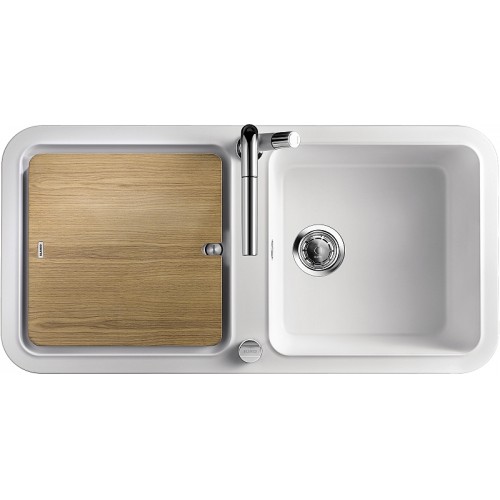 BLANCO Yova XL 6 S drez SILGRANIT vrátane sifónu, biela 519587 BLANCO Yova XL 6 S drez SILGRANIT vrátane sifónu, biela 519587