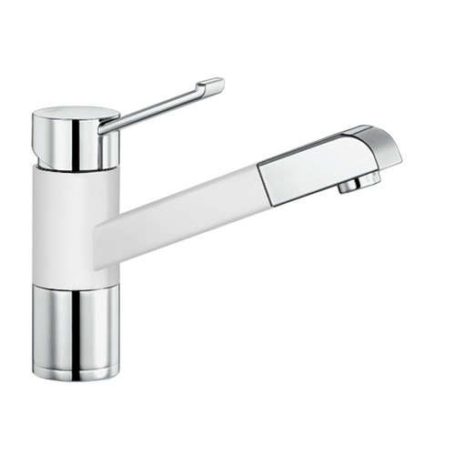 BLANCO Zenos - S Keramik drezová batéria krištáľovo biela/chróm 517831