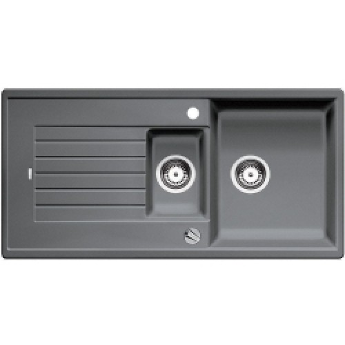 BLANCO Zia 6 S drez SILGRANIT, s excentrom, aluminium 514733