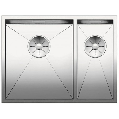 BLANCO ZEROX 340/180 IF Infini Nerez hodvábny lesk drez vľavo bez tiahla 521611