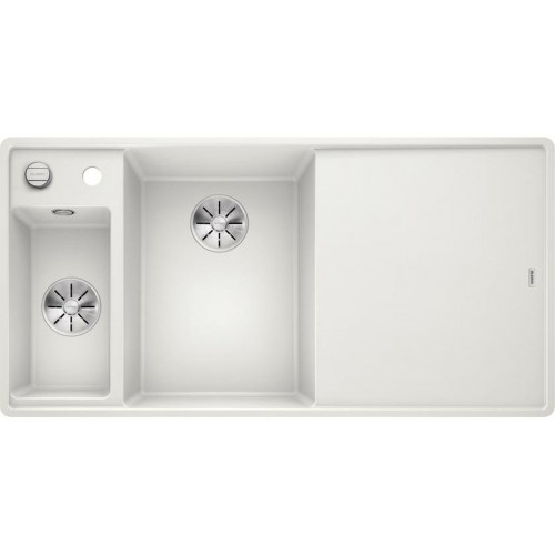 BLANCO AXIA III 6 S-F Infini SILGRANIT biela sklen.kráj.deska drez vľavo 524672