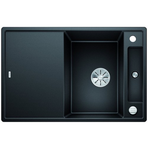 BLANCO AXIA III 45 S Infini silgranit čierna drez vpravo s excentrom 525840