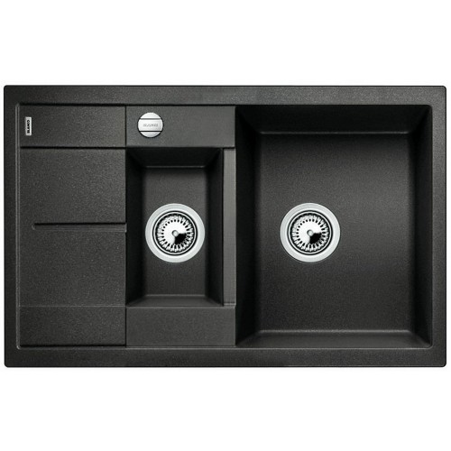 BLANCO METRA 6 S Compact SILGRANIT čierna obojstranné prevedenie s excentrom 525925 BLANCO METRA 6 S Compact SILGRANIT čierna obojstranné prevedenie s excentrom 525925