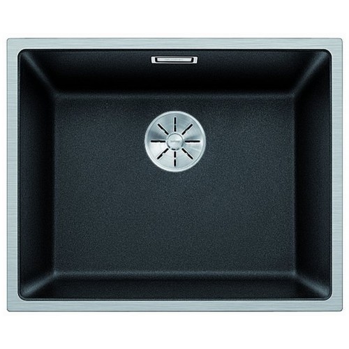 BLANCO SUBLINE 500 IF SteelFrame Infini SILGRANIT čierna s tiahlom 525998